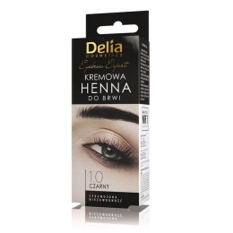 Delia zestaw henna kremowa + aktywator 1.0 czarny